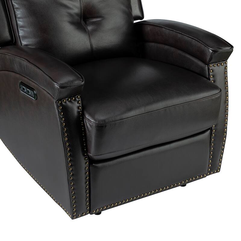 Edmondo Contemporary Power Recliner With a USB port Set Of 2 by HULALA HOME