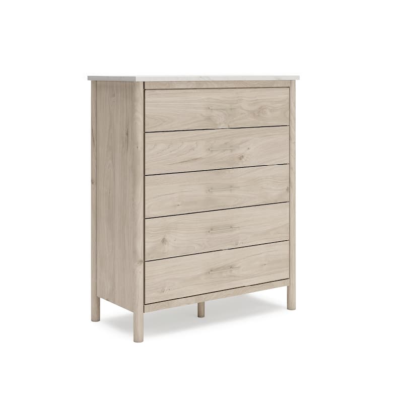 Signature Design by Ashley Cadmori Beige/White Chest of Drawers