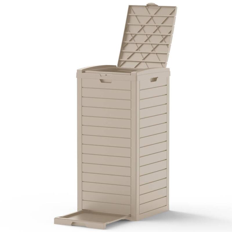 31 Gal. Outdoor Patio Trash Can Deck Box