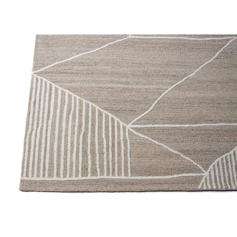 Bashian Beige Transitional Area Rug