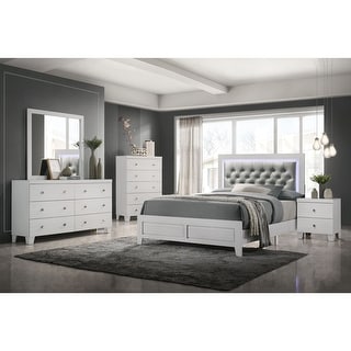 Picket House Furnishings Icon Queen Panel 3PC Bedroom Set in White - On ...