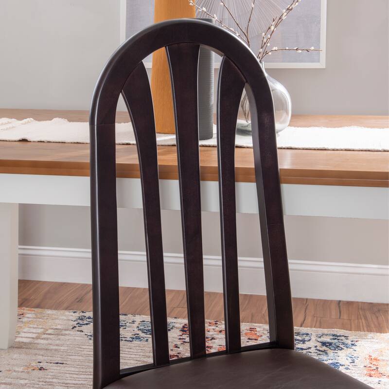 Linon Tawny Beechwood Farmhouse Dining Chair (Set of 2)