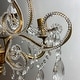 preview thumbnail 6 of 16, 4/6-Lights Vintage Small Candlestick Crystal Chandelier in Antique Gold