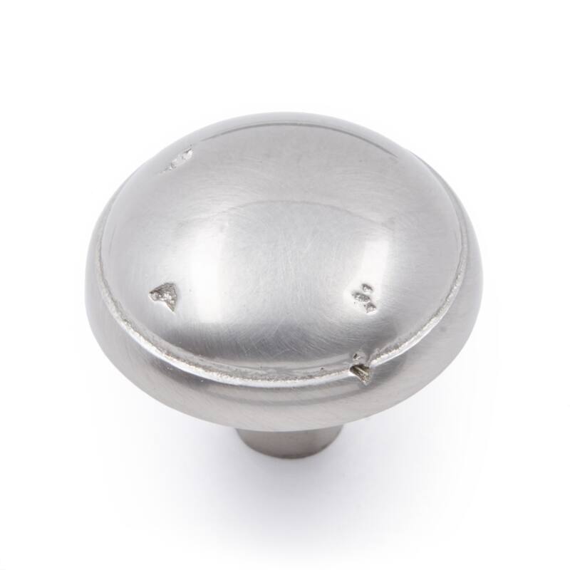 RK International 1-3/8 Inch Mushroom Cabinet Knob - Satin Nickel