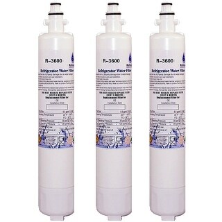 Replacement Refresh R-3600 Refrigerator Water Filter For GE Appliance ...