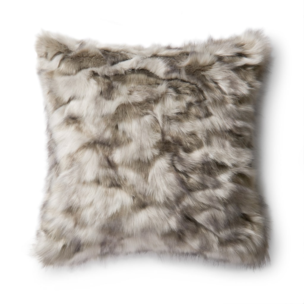 Alexander Home Rustic Shag Pillow