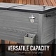 preview thumbnail 18 of 21, Permasteel 80 Qt. Rustic Furniture Style Patio Cooler