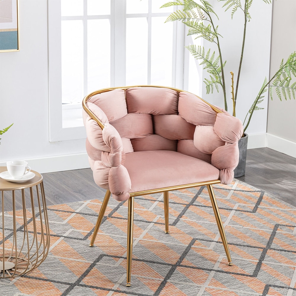 Single shop pink chair