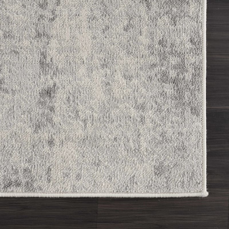 Hauteloom Tigris Modern Traditional Abstract Farmhouse Neutral Grey / Beige Area Rug