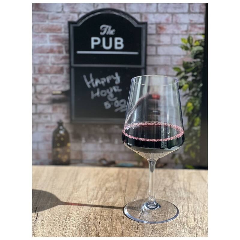 LeadingWare Designer Tritan Lexington Wine Glasses Set of 4 (18oz