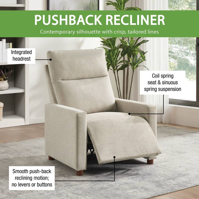 Vincent Recliner - Linen