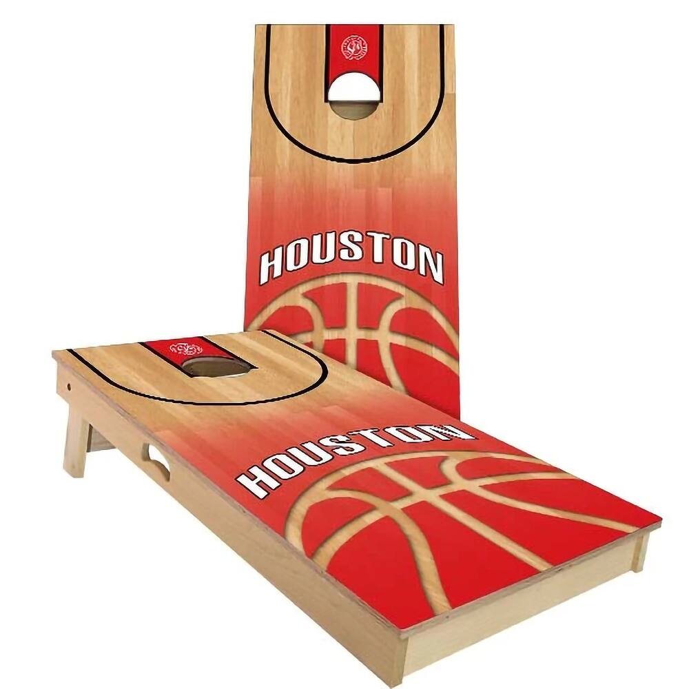 Houston Basketball Outdoor Cornhole Board Set