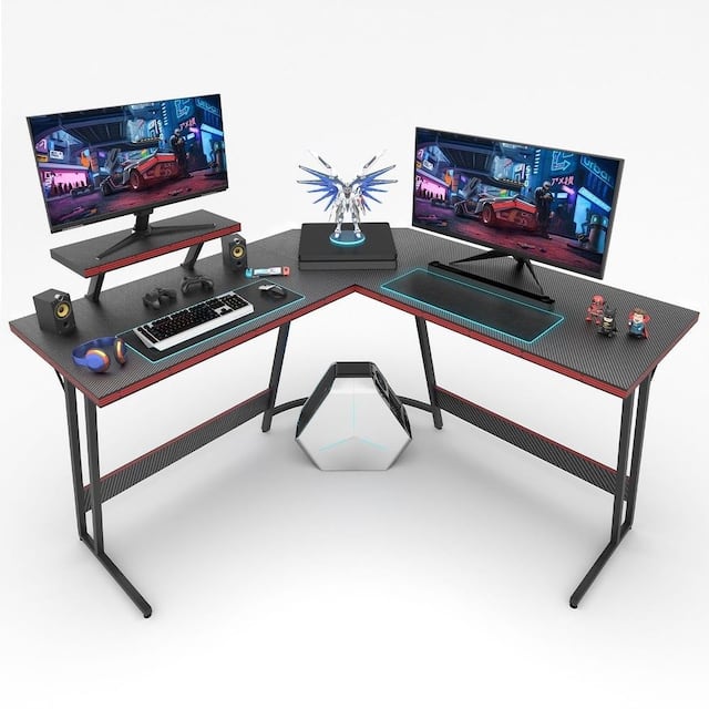 L-Shaped Gaming Desk Computer Corner Desk Office Writing Desk