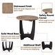 preview thumbnail 18 of 23, COZAYH Rustic Farmhouse End Table, French Country Accent Coffee Table for Family, Small Spaces