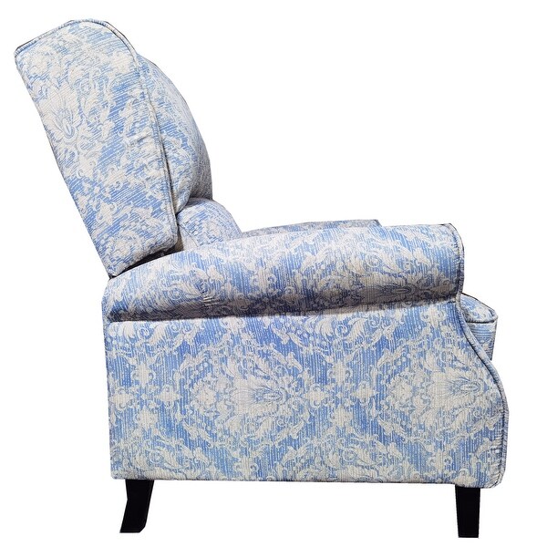 Blue paisley online recliner