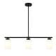preview thumbnail 9 of 10, Zjvaive 3-Light 31.5" Linear Kitchen Island Pendant Light with Milk Glass Shade for Over Dining Table Living Room
