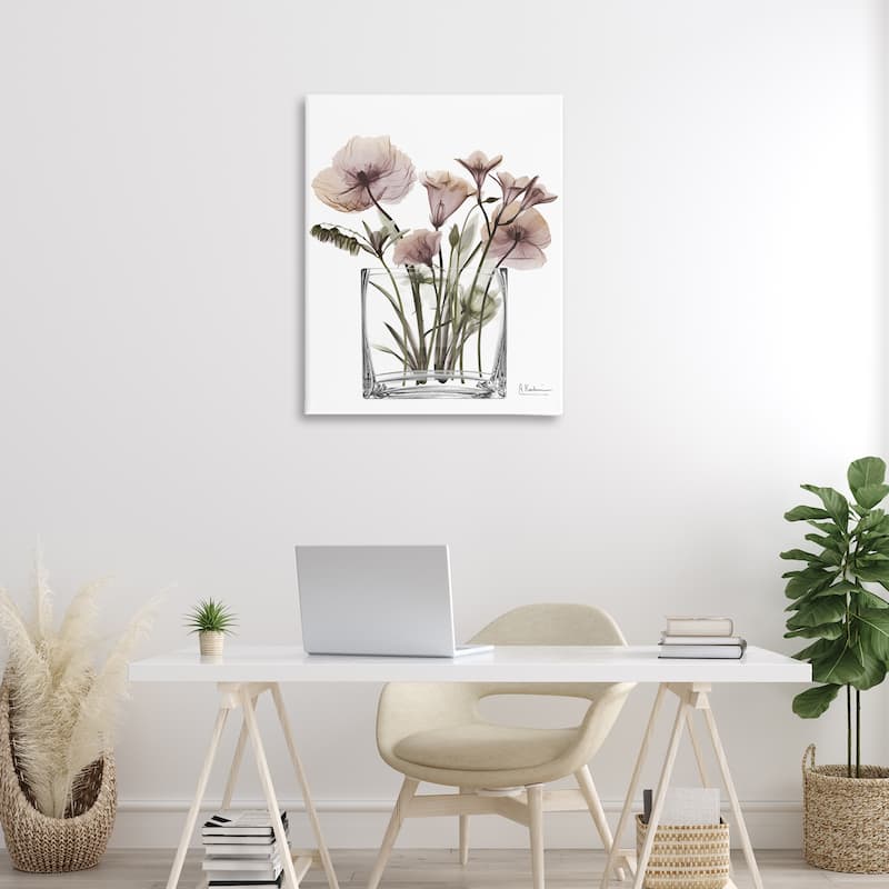 Stupell Modern Translucent Flowers Canvas Wall Art Design By Albert Koetsier