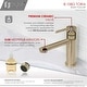 preview thumbnail 6 of 12, STYLISH Stainless Steel Single Handle Single Hole Bathroom Faucet - Faucet Height: 6 3/8" Spout Height: 3 7/8"