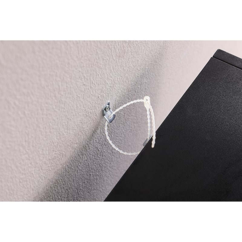 Anmytek White Wave Design Ladder Shelf - 8 Tier Tall Narrow Bookcase for Small Spaces with Anti Tip Kit