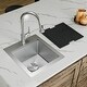 preview thumbnail 11 of 9, Matrix 17" Top Mount Workstation 16 Gauge Single Bowl Stainless Steel Sink with Accessories
