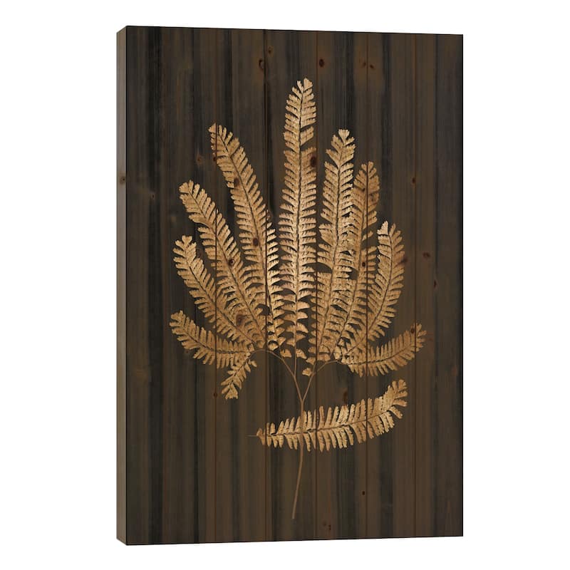 Golden Nature II Print On Wood by Kate Bennett - Multi-Color - 40x26x1.5