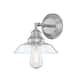 Option Brushed Nickel with Clear Glass