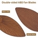 preview thumbnail 12 of 28, 52" Palm Leaf Tropical Ceiling Fan with Light and Remote,Indoor or Outdoor Ceiling Fan,for Farmhouse Living Room Patio