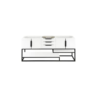 James Martin Vanities 983-V72S-MB Columbia 72" Single Free Standing