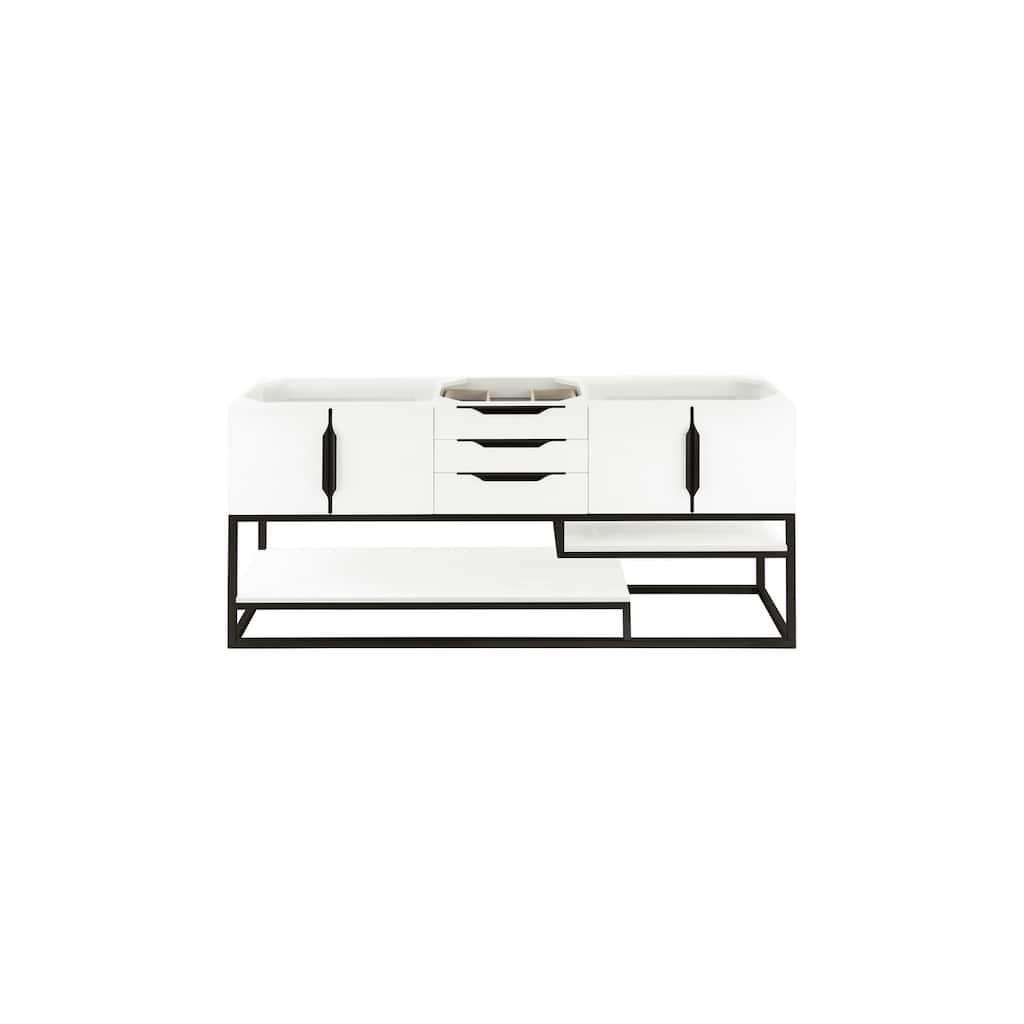 James Martin Vanities 983-V72S-MB Columbia 72" Single Free Standing
