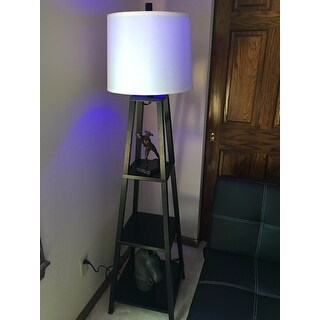 artiva elliot lamp finish floor usa wood modern tiered java inch