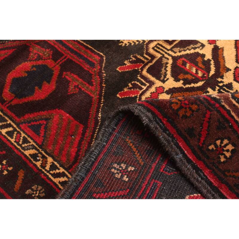 ECARPETGALLERY Hand-knotted Teimani Black Wool Rug - 2'10 x 4'8