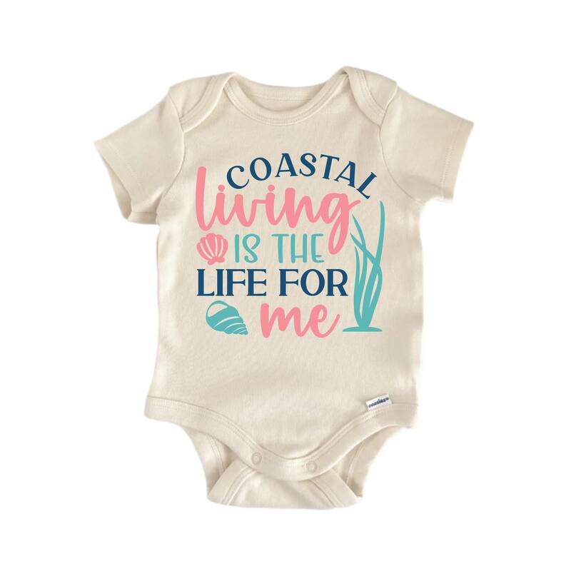 Coastal Living - Baby Bodysuit - Natural - 0-3M
