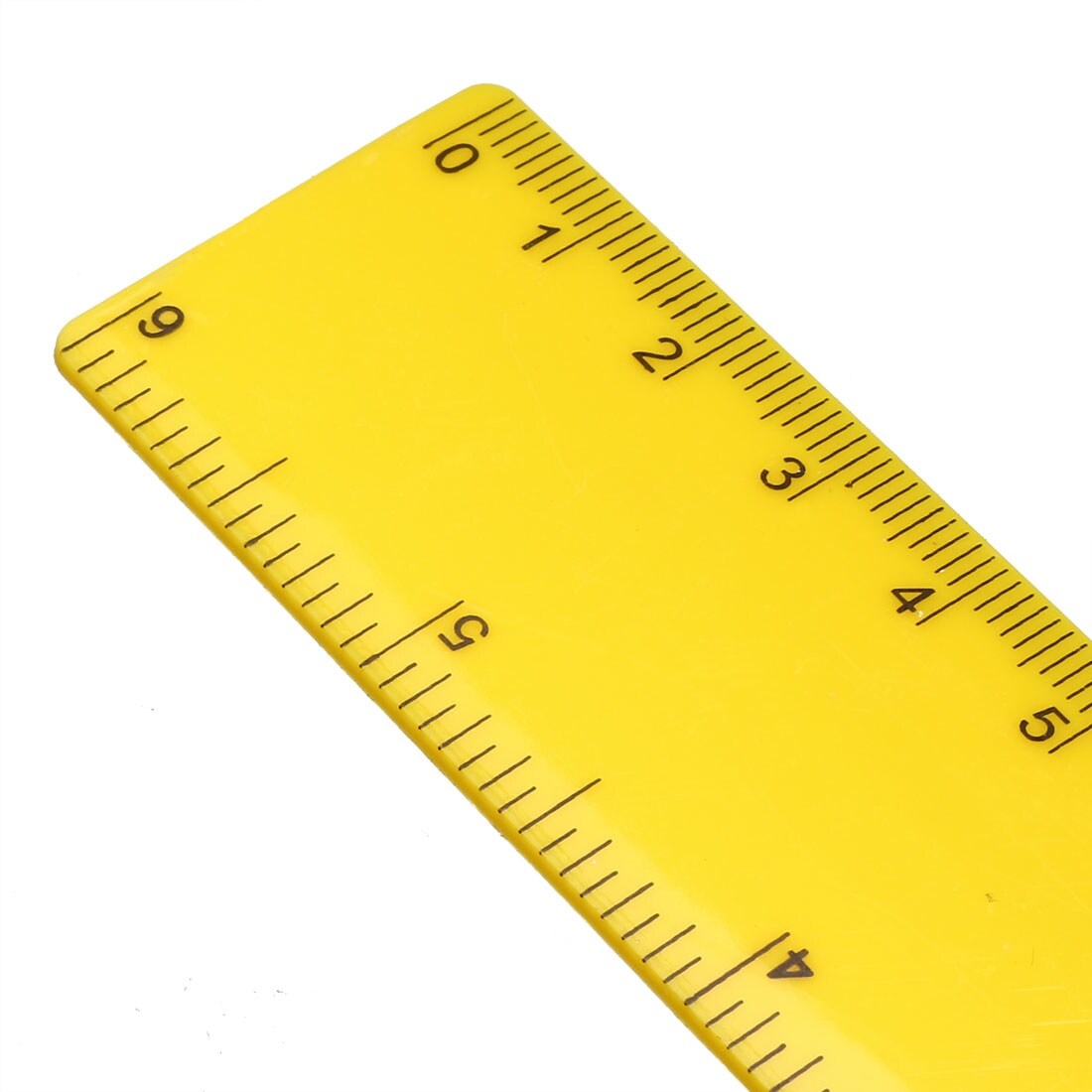Shop 6pcs Plastic Ruler 15cm 6 Inches Yellow Measuring Tool For Office On Sale Overstock 27574623