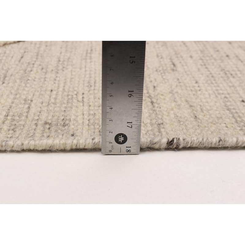 ECARPETGALLERY Hand-knotted Tangier Ivory Wool Rug - 8'0 x 10'3