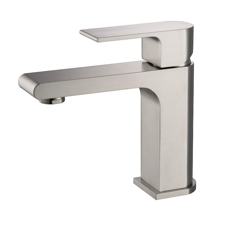 Fresca Allaro Single Hole Bathroom Faucet - Brushed Nickel