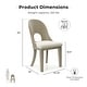 preview thumbnail 3 of 29, Furniture of America Piez Modern 5-Piece Solid Wood Round Dining Set