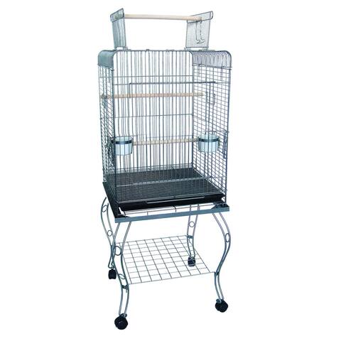 Ymlgroup 20in Open Top Parrot Cage With Stand