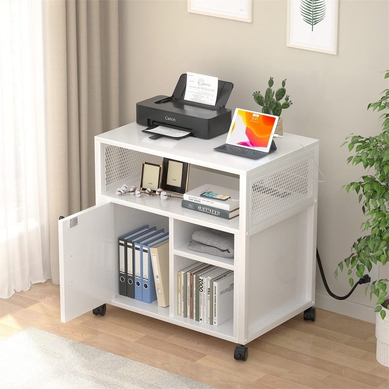 Locking Office Filing Cabinets - 23.6"D x 17.2"W x 26"H