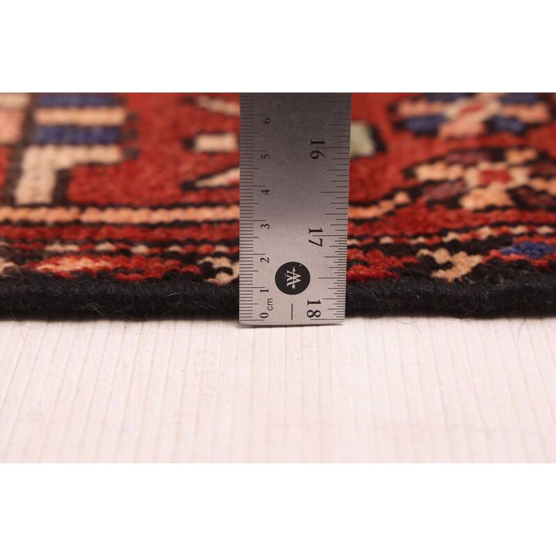 ECARPETGALLERY Hand-knotted Andelz Red Wool Rug - 4'5 x 7'7