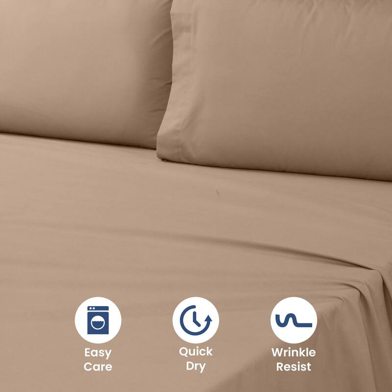 Martex Easy Care - Soft Breathable Wrinkle Resistant Pillowcase Pair