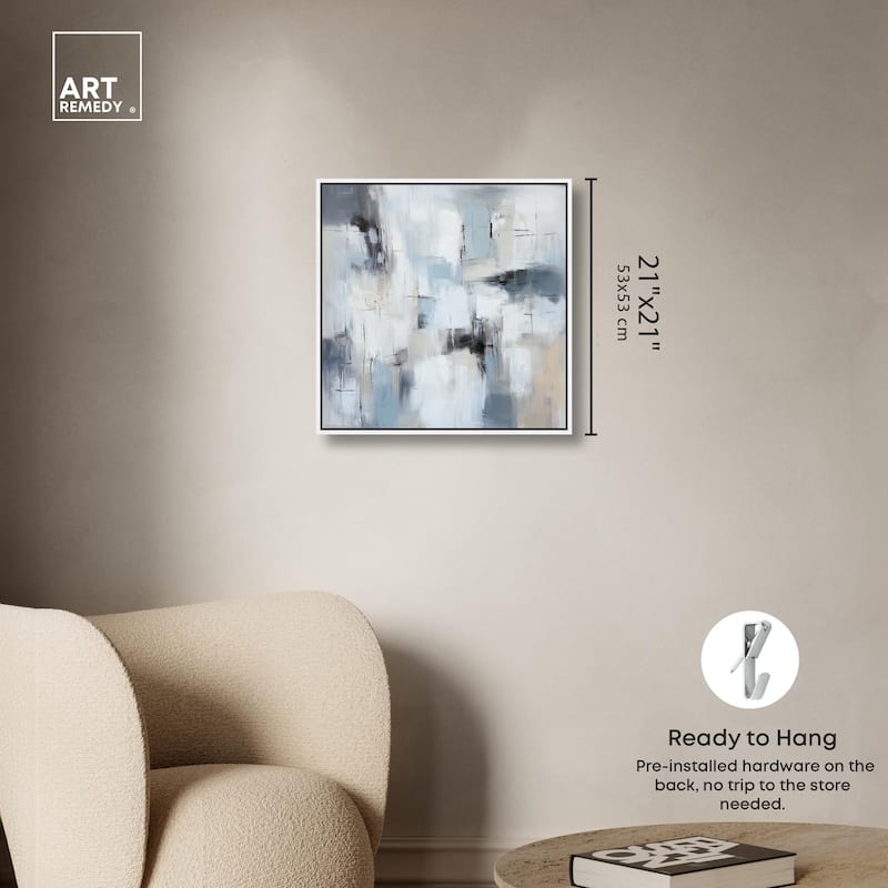 Blue Yonder Canvas by Art Remedy