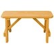 preview thumbnail 6 of 8, Pressure Treated Pine 3' Traditional Bench Natural Stain