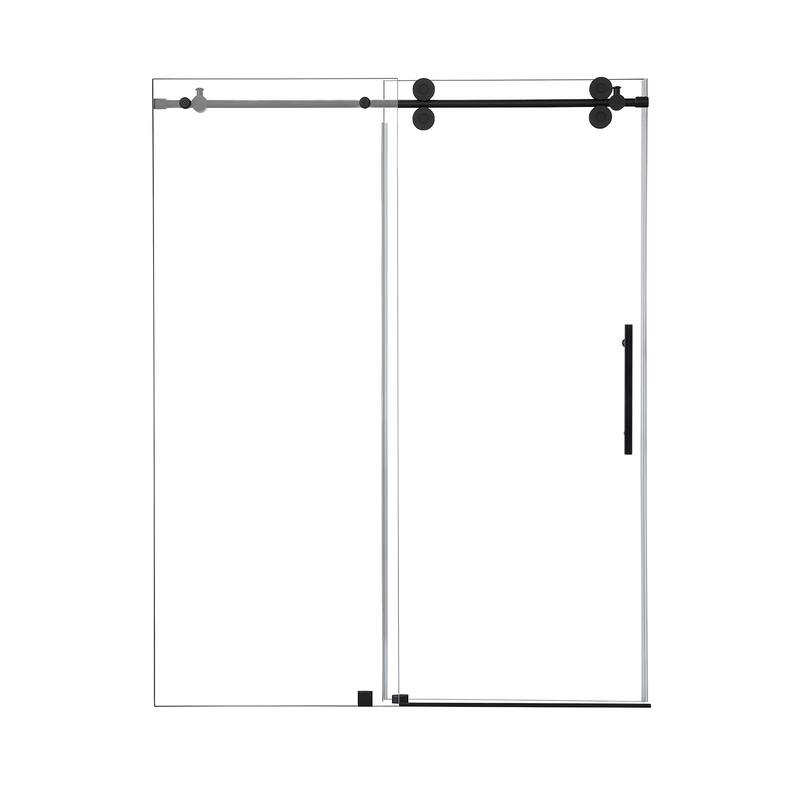 Altair Lazaro Single Sliding Frameless Shower Door with Clear Glass