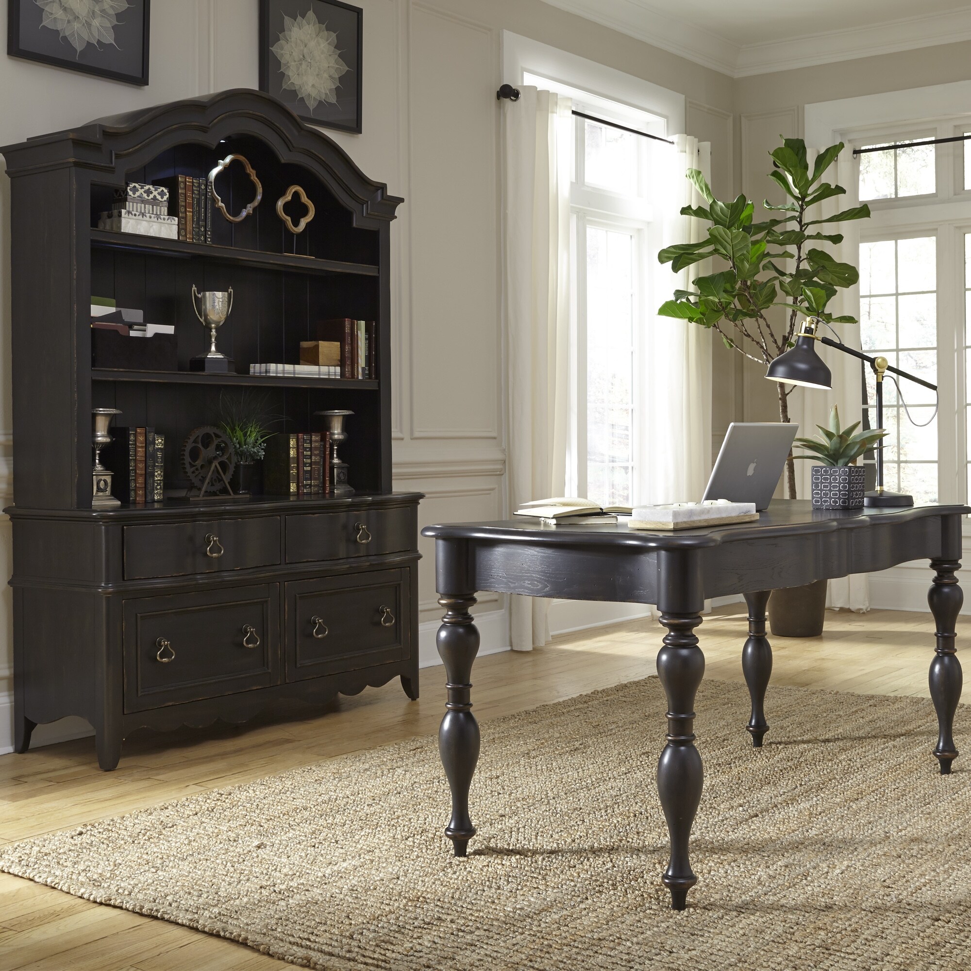Copper grove hotsell desk with hutch