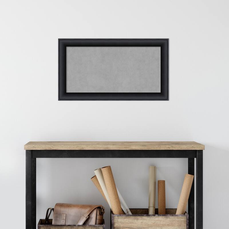 Framed Magnetic Board, Nero Black