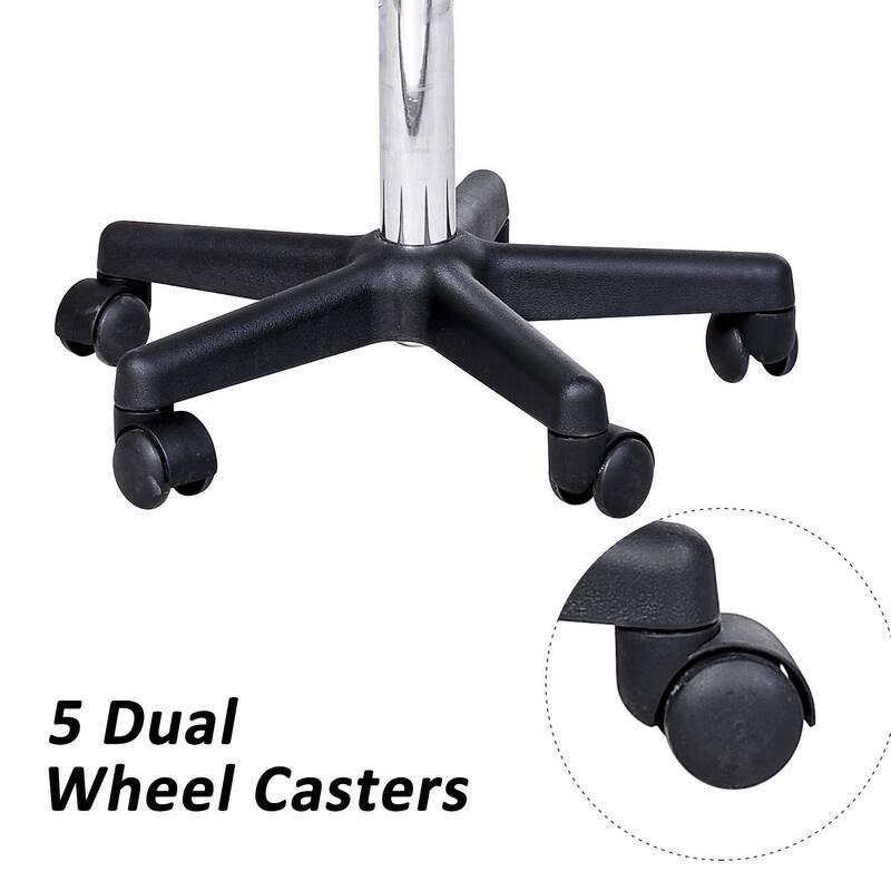 Carbon Loft Wilbur Adjustable Saddle Salon Massage Stool - 13.75*15*23.75