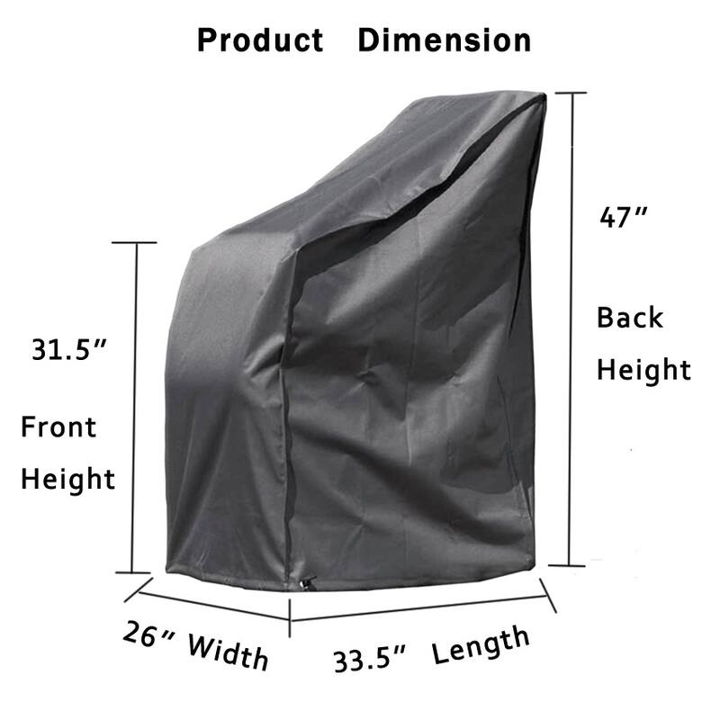 Moda New Patio Waterproof Single Sofa/Chair Rain Cover