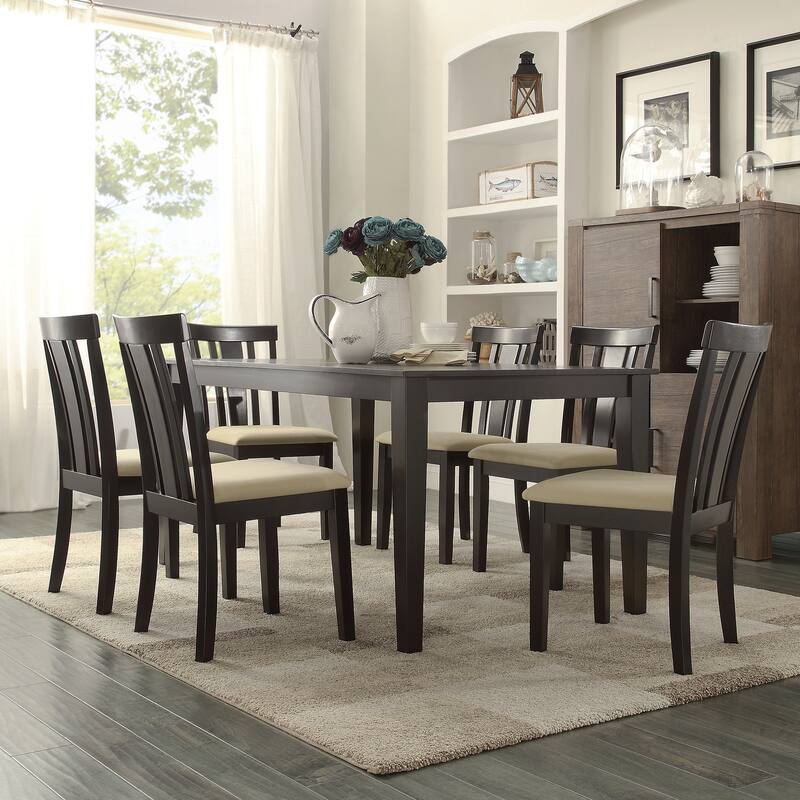 Wilmington Black Wood Dining Set by iNSPIRE Q Classic