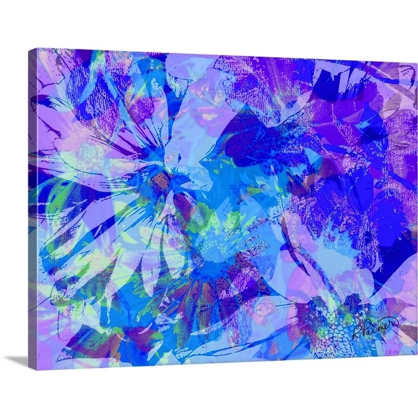 "Beauty Within Blue Violet" Canvas Wall Art