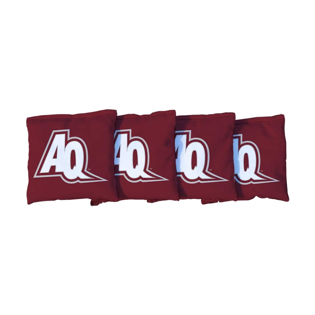 Maroon Aquinas College Saints Cornhole Bags